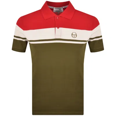 Sergio Tacchini Youngline Polo Khaki In Multi