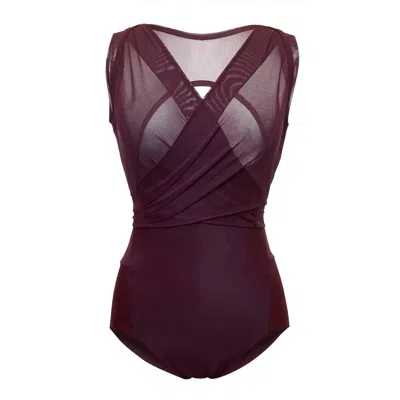 Serotone Swim Women's Red The Infinity One Piece - Bordo