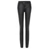 Serotoninn Women's Black Faux Leather Trousers