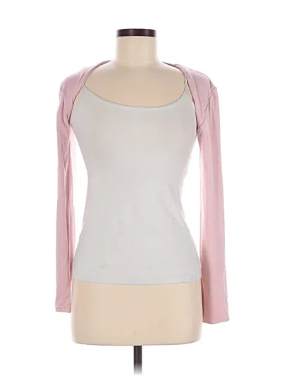 Pre-owned Ser.o.ya 3/4 Sleeve T-shirt In Pink