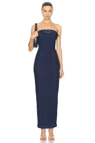 Ser.o.ya Aaliyah Dress In Deep Sea