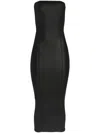 Ser.o.ya Adalaide Denim Midi Dress In Black