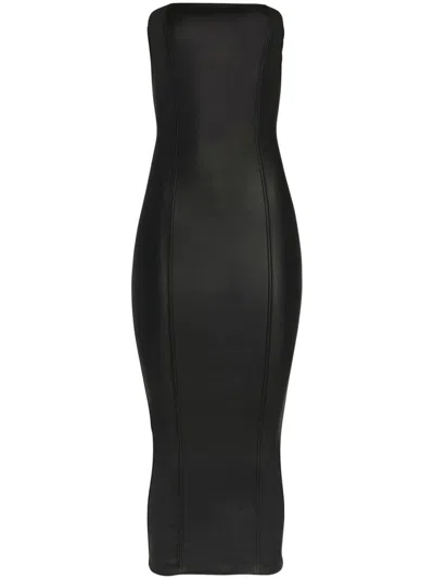 Ser.o.ya Adalaide Denim Midi Dress In Black