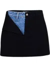 Ser.o.ya Addison Mini Skirt In Black
