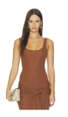 Ser.o.ya Alberta Tank In Brown
