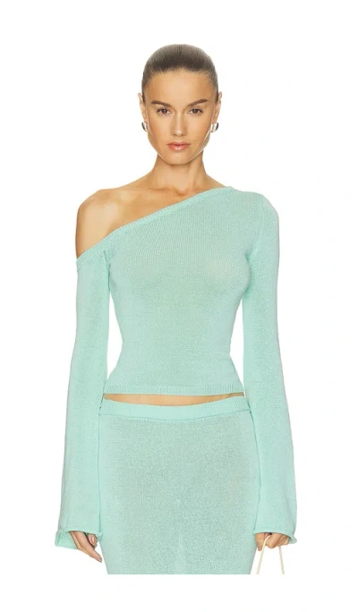 Ser.o.ya Alivia Knit Top In Green