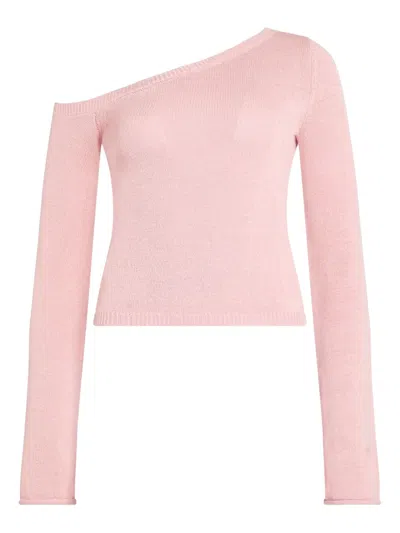 Ser.o.ya Alivia Knit Top In Coral Blush