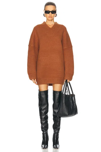 Ser.o.ya Almada Sweater Dress In Toffee