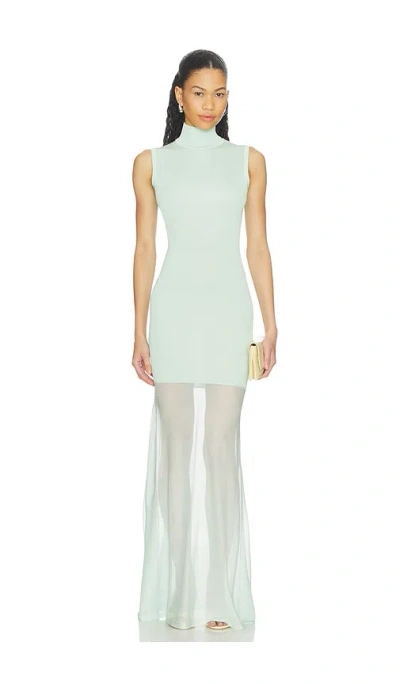 Ser.o.ya Amine Knit Maxi Dress In Green