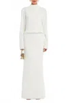 Ser.o.ya Angel Gown In Eggshell In White