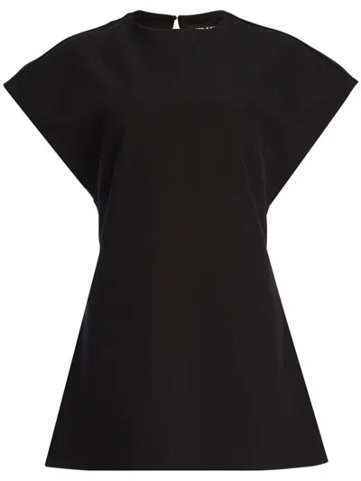 Ser.o.ya Anna Crepe Mini Dress In Black