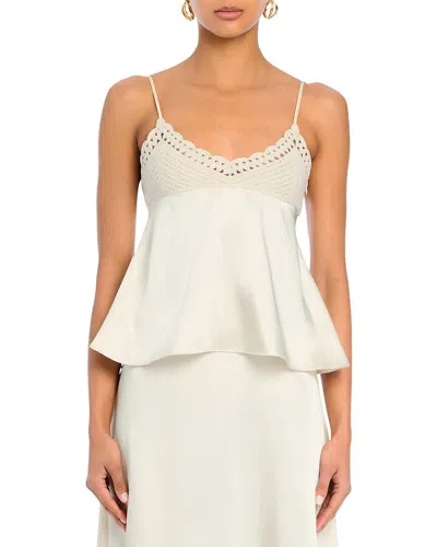 Ser.o.ya Seroya Arianne Top In Eggshell