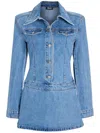 Ser.o.ya Ser. O.ya Arizona A-line Mini Dress River In Blue