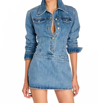 Ser.o.ya Arizona Mini Dress In River In Pattern