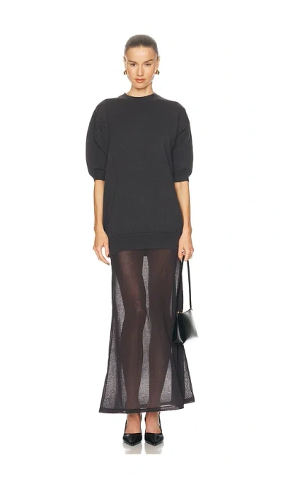 Ser.o.ya Arwen Knit Maxi Dress In Black