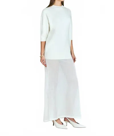 Ser.o.ya Arwen Maxi Dress In Eggshell In White