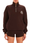 Ser.o.ya Asbury Sweatshirt In Ash Brown/white