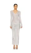 Ser.o.ya Ashera Dress In 银色