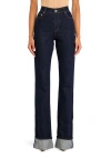 Ser.o.ya Ashton High Rise Slim Flare Jean In Rinse