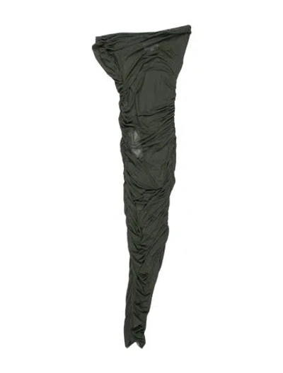 Pre-owned Ser.o.ya Asymmetrical Long Dress In Green