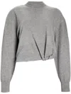 Ser.o.ya Autumn Knit Sweater In Grey
