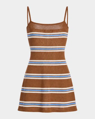Ser.o.ya Azriel Striped Knit Mini Dress In Multi