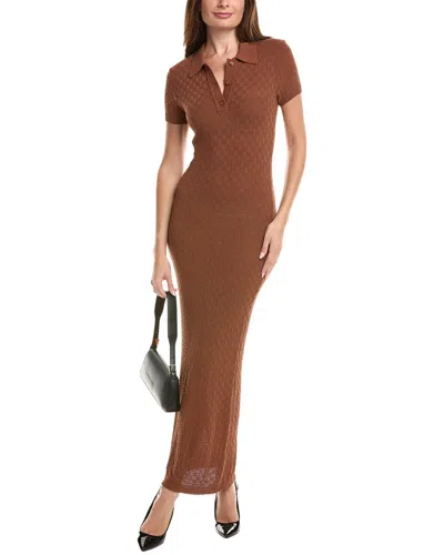 Ser.o.ya Beacon Midi Dress In Brown
