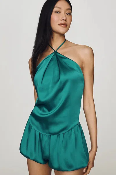 Ser.o.ya Beckham Halter Tank Top In Green