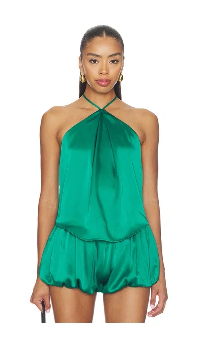 Ser.o.ya Beckham Halter Tank Top In Green