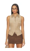 Ser.o.ya Becky Corduroy Vest In Neutral