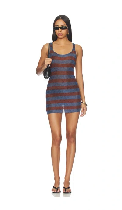 Ser.o.ya Benni Metallic Knit Dress In Multi