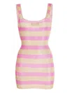 Ser.o.ya Benni Metallic Striped Mini Dress
