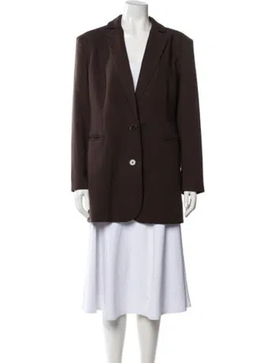 Pre-owned Ser.o.ya Blazer In Brown