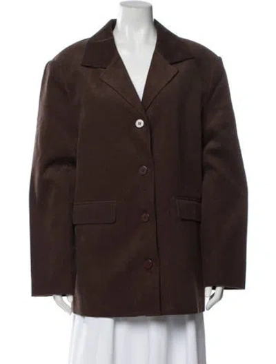 Pre-owned Ser.o.ya Blazer In Brown