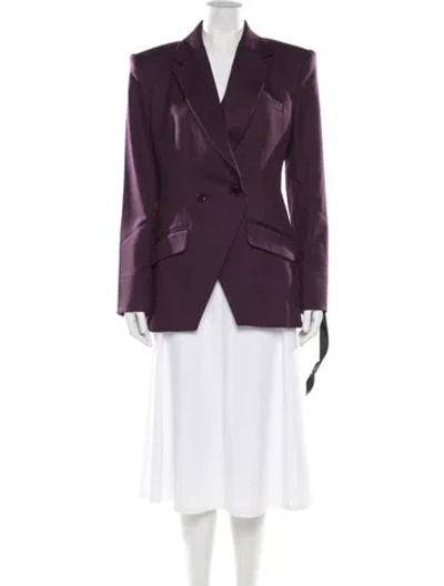 Pre-owned Ser.o.ya Blazer In Purple