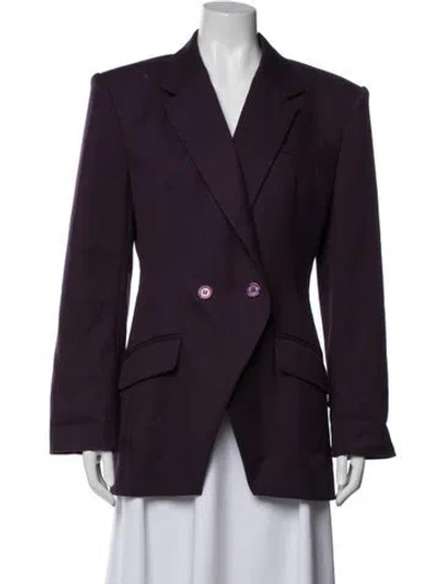 Pre-owned Ser.o.ya Blazer In Purple