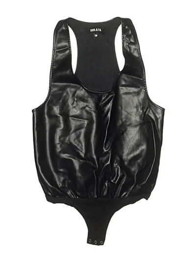Pre-owned Ser.o.ya Bodysuit In Black