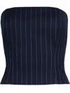 Ser.o.ya Bridgette Bustier Top In Blue