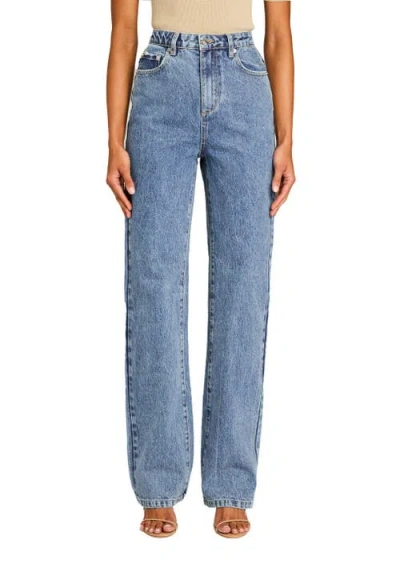 Ser.o.ya Brooklyn High Rise Straight Jean In Lakeside