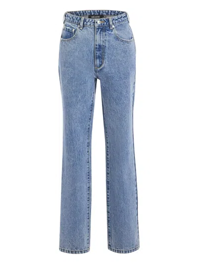 Ser.o.ya Kirt Wide Leg Cropped Jeans In Lakeside