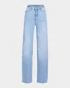 Ser.o.ya Brooklyn High Rise Straight Jean In Lakeside