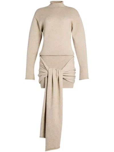 Ser.o.ya Calloway Knitted Dress In Neutrals