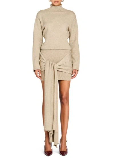 Ser.o.ya Calloway Sweater Dress In Greige