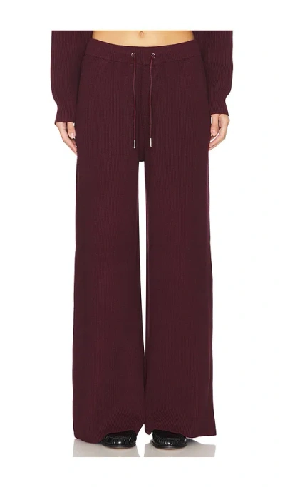 Ser.o.ya Camila Sweatpant In Merlot