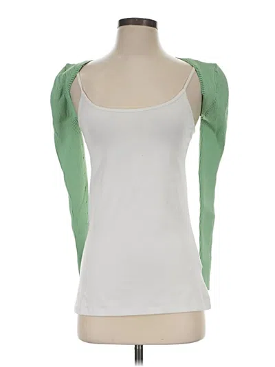 Pre-owned Ser.o.ya Cardigan Sweater In White