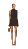 Ser.o.ya Carina Suede Dress In Brown