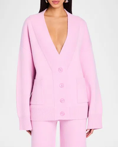 Ser.o.ya Carley Cardigan In Ballet Pink