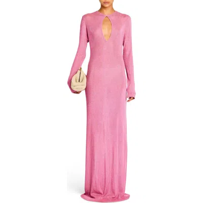 Ser.o.ya Carmel Metallic Knit Maxi Dress