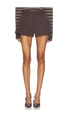 Ser.o.ya Carol Short In Brown