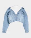 Ser.o.ya Caroline Jacket In Tidal/grey